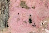 Polished Cobaltoan Calcite Slab - Congo #184037-1